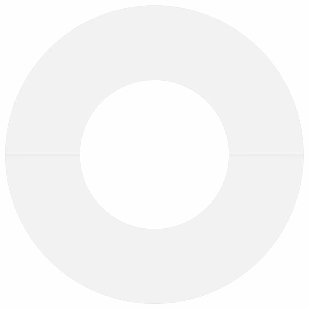 Flache Baumringe 5 pcs Weiß Ø30 / 60 cm Stahl